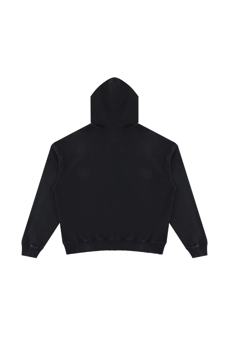 Women's Fall Cropped 100% Cotton Snow Washed Kangaroo Pocket Hoodie