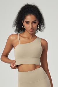 Women's Asymmetrical One-Shoulder Sports Bra
