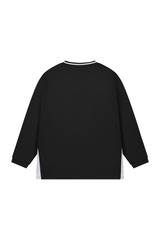 Men's V-Neck Color Block Breathable Mesh Panel Sports Jersey