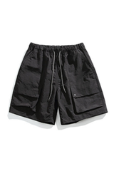 Men's Outdoor Loose Waterproof Drawstring Cargo Shorts