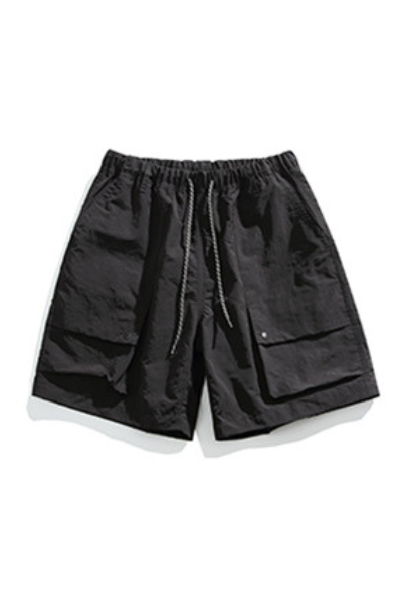 Men's Outdoor Loose Waterproof Drawstring Cargo Shorts