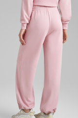Women's Fall Elastic Waistband Drawstring Hem  Straight Leg Pants