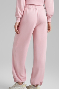 Women's Fall Elastic Waistband Drawstring Hem  Straight Leg Pants