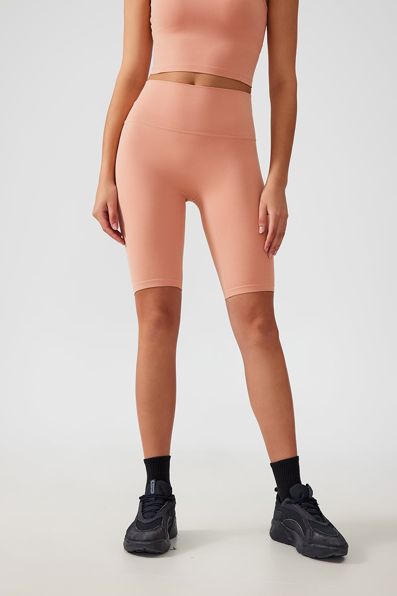 Women Free Size No Embarrassment Line Tummy Tucking Hip Lifting Fitness Sports Yoga 5/10 Shorts