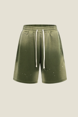 Unisex Splatter Tie-Dye Tee - Washed Vintage Streetwear