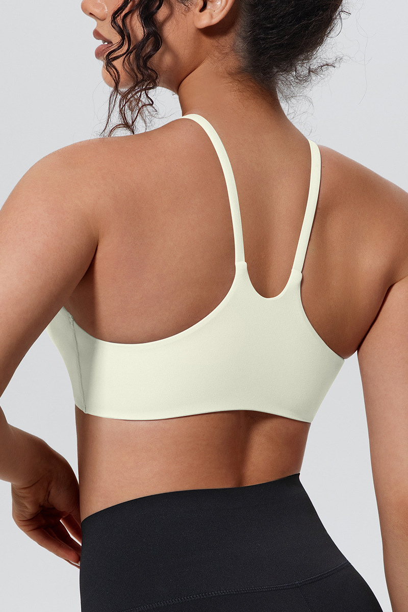 Women's Sport U-neck Slim Shoulder Straps Push Up Bra
