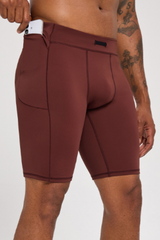 Men's Sports Sculpting Solid Side Pocket 5-inch Shorts