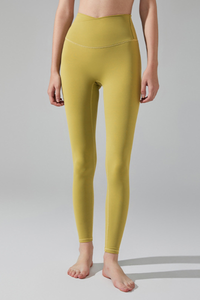 Women's Athletic V-Waist No Front Seam Yoga Leggings