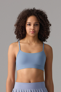 Women's Athletic Y‑Strap Back Thin Straps Sports Bra