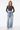 Women's Fall High Waist Ripped Straight Leg Jeans