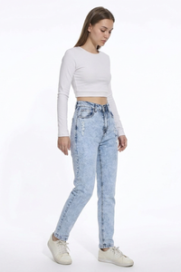 Women's Fall Vintage Distressed Slim Fit Jeans