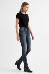 Women's Wash High Waist Stretch Skinny Jeans