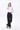 Women's 100% Cotton Pure Black Wash Loose Fit Wide Leg Jeans