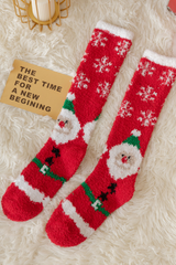 Women's Christmas Cute Xmas Cartoon Knee High Socks