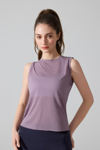 Women’s Semi-Sheer Breathable Quick-Dry Sports Tank Top