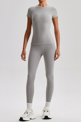 Women's Bare Feel  High Stretch T-shirt & Yoga Leggings Set