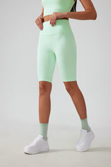 Women Free Size No Embarrassment Line Tummy Tucking Hip Lifting Fitness Sports Yoga 5/10 Shorts