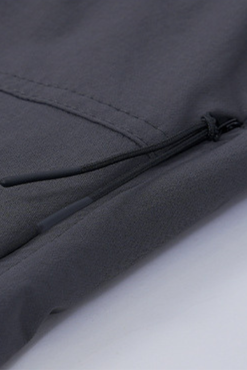 Men's Fall/Winter Side Pocket Pleated Outdoor Hiking Pants