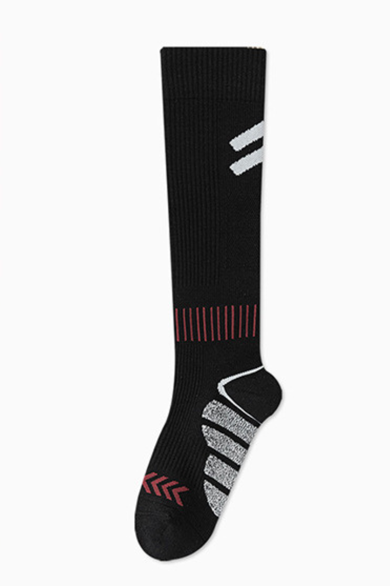 Women’s Color Block Gradient Pressure High-Top Sports Socks
