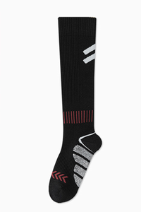 Women’s Color Block Gradient Pressure High-Top Sports Socks