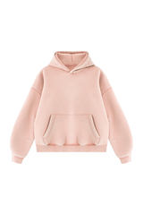 Men's Fall Fleece Heavyweight Washed Drop Shoulder Hoodie