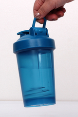 Portable Fitness Shaker Cup 400ml with Wire Ball & Scale