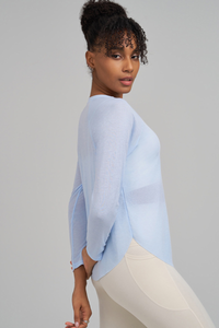 Mesh fitness sport long-sleeved garment