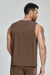 Men's Brushed Round-Neck Casual Sports Tank Top