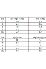 Wax-dyed, water-washable, distressed long pants