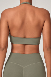 Women's Athletic U-neck Halterneck Breathable Yoga Bra