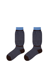 Women's Y2K Retro Color Stripe Soft Slouch Crew Socks