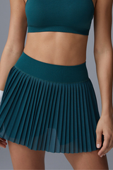 Women's Quick-Dry Tennis Pleated Skirt With Built-in Liner