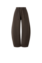 Unisex Fall Streetwear Curved Scimitar Wide‑Leg Sweatpants