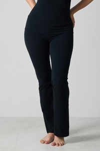 Women's High-Waist Fitted Flare Pants