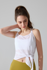 Women's Sweat-Wicking Breathable Side-split Yoga Tank Top