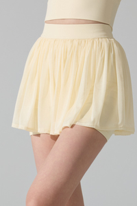 Women's Athletic Mesh-Pleated Anti-Exposure Mini Skirt