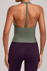 Women's V-neck Quick-Dry Fitting Sports Tank Top