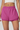 Women's Quick-Dry Faux Two-Piece Athletic Shorts with Slit Pockets