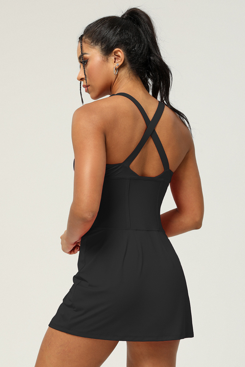 New Sexy Slit Yoga Tennis Skirt
