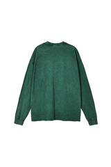 Unisex 100% Cotton Fall Vintage Washed Oversized Pullover
