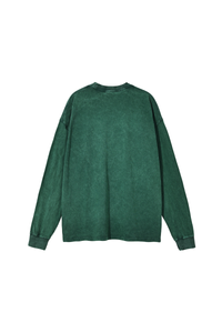 Unisex 100% Cotton Fall Vintage Washed Oversized Pullover