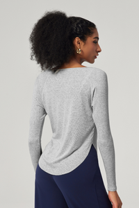 Women's Modal Round Neck Long Sleeves Top