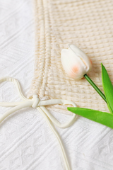 Women's Halter Pleated Side Tie 3 Piece Bikini Set