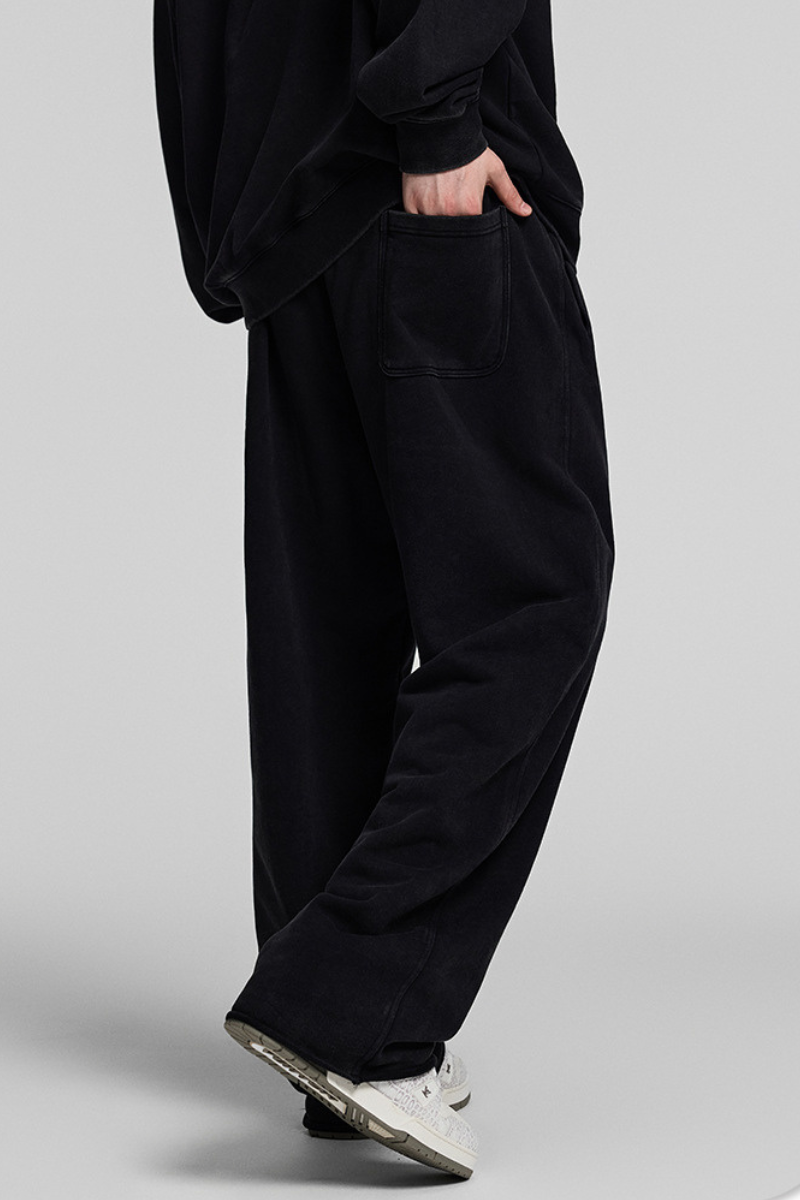 Heavy-duty, water-wash casual athletic pants