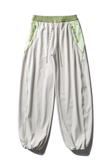 Unisex  Drawstring Hem Waterproof Quick-Dry Curved Pants