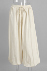 Wide-leg, relaxed, lantern-style pants