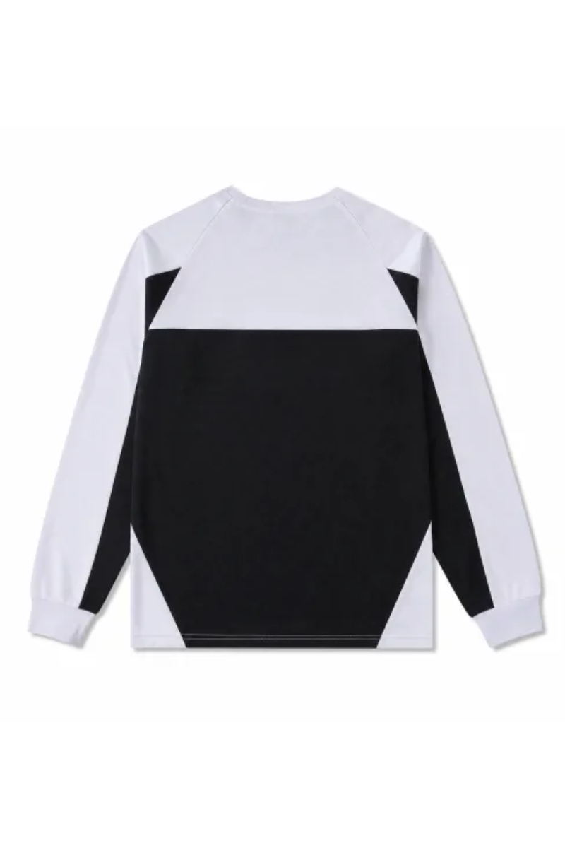 Men's Fall Color Block Raglan Long Sleeve Sports Jersey