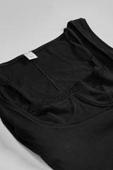 Women's Valentine's Day Faux Two-Piece Lace Bustier Maxi Dress