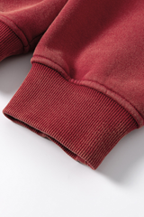 Men's Washed Fleece-lined Hoodie