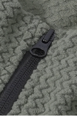 Men's Fall Thermal Fleece  Hooded Jacket with Thumbhole Cuff